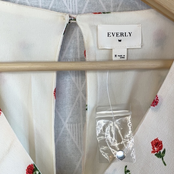 Romantic Surplus Floral Romper - Picture 7 of 8